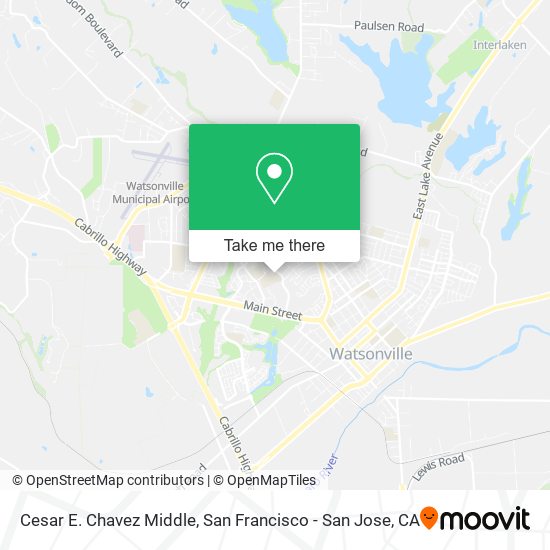 Mapa de Cesar E. Chavez Middle