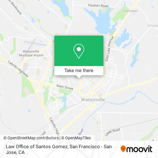 Mapa de Law Office of Santos Gomez