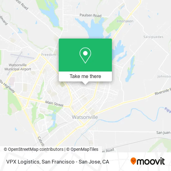 VPX Logistics map