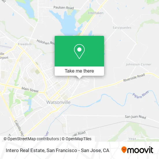 Intero Real Estate map
