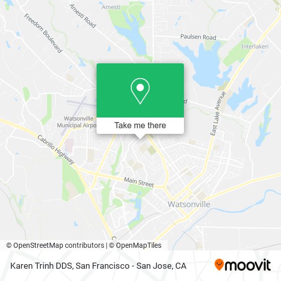 Mapa de Karen Trinh DDS