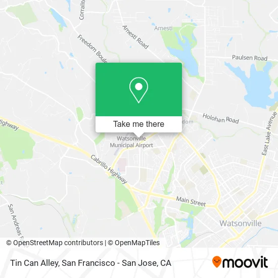Mapa de Tin Can Alley