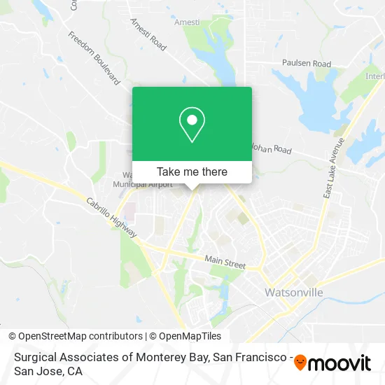 Mapa de Surgical Associates of Monterey Bay