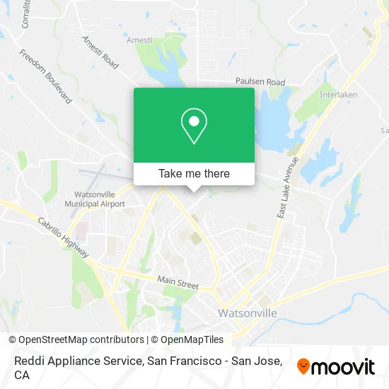 Reddi Appliance Service map