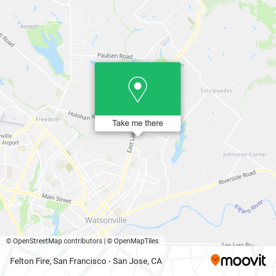 Mapa de Felton Fire