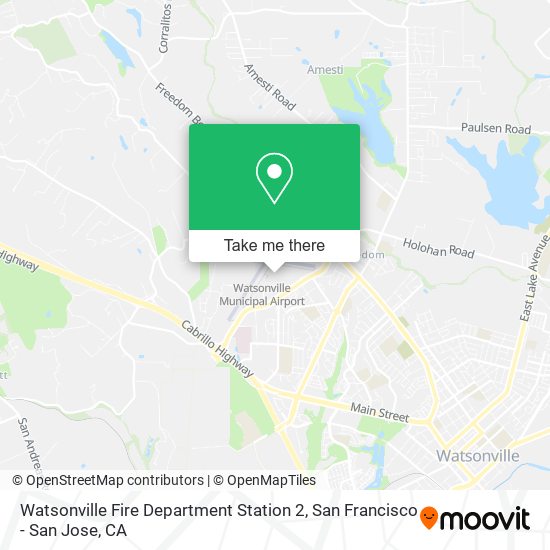 Mapa de Watsonville Fire Department Station 2
