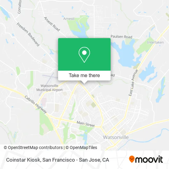 Mapa de Coinstar Kiosk