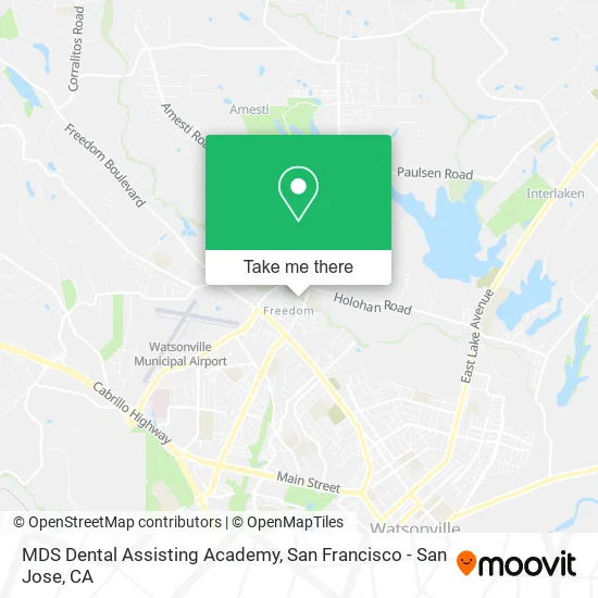 Mapa de MDS Dental Assisting Academy