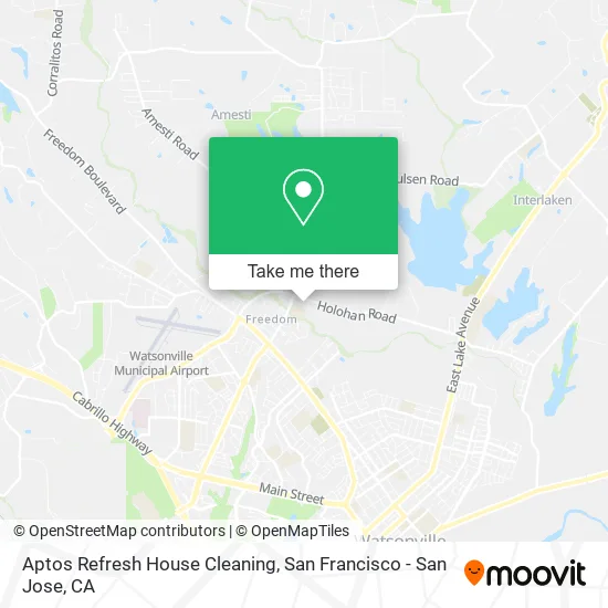 Mapa de Aptos Refresh House Cleaning