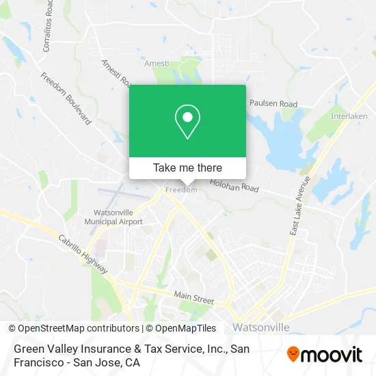 Mapa de Green Valley Insurance & Tax Service, Inc.