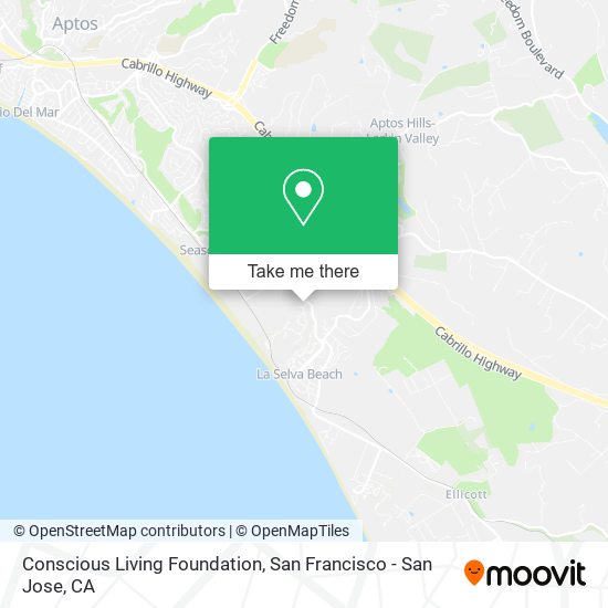 Mapa de Conscious Living Foundation
