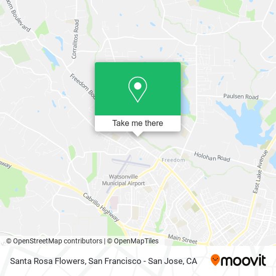 Mapa de Santa Rosa Flowers