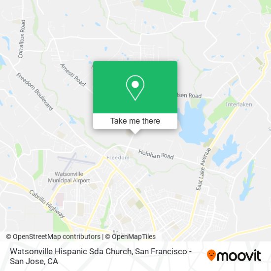 Watsonville Hispanic Sda Church map