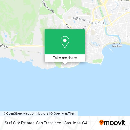 Surf City Estates map