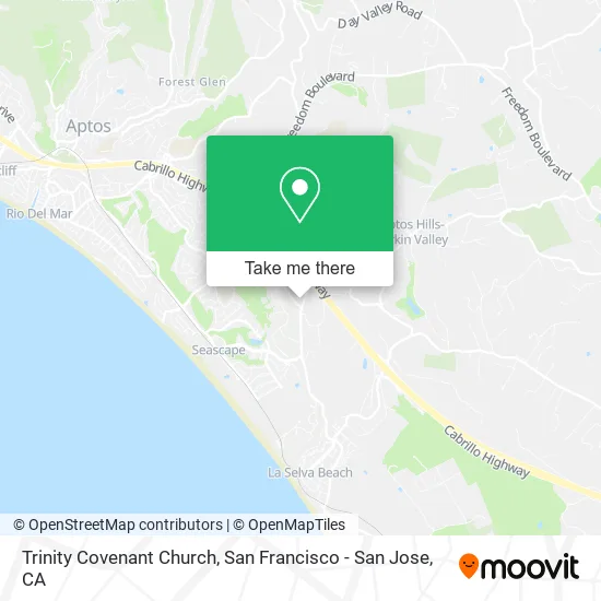 Trinity Covenant Church map