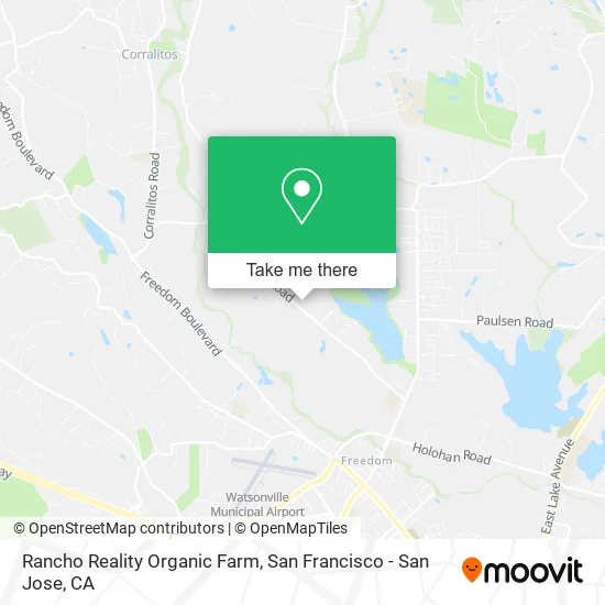 Rancho Reality Organic Farm map