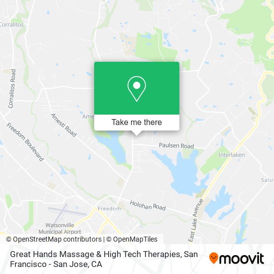 Mapa de Great Hands Massage & High Tech Therapies
