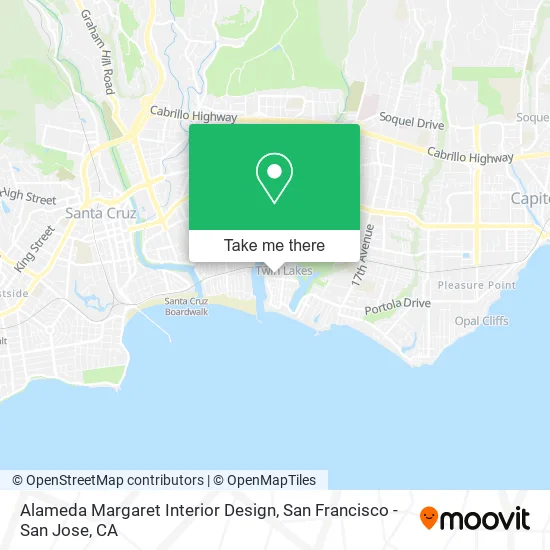 Mapa de Alameda Margaret Interior Design