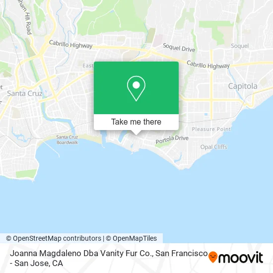 Mapa de Joanna Magdaleno Dba Vanity Fur Co.