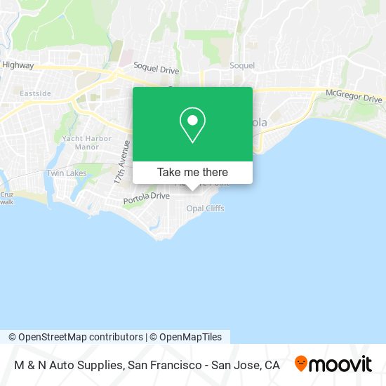 Mapa de M & N Auto Supplies