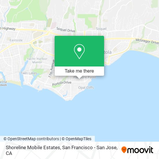 Shoreline Mobile Estates map