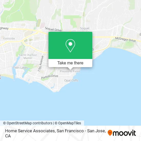 Home Service Associates map