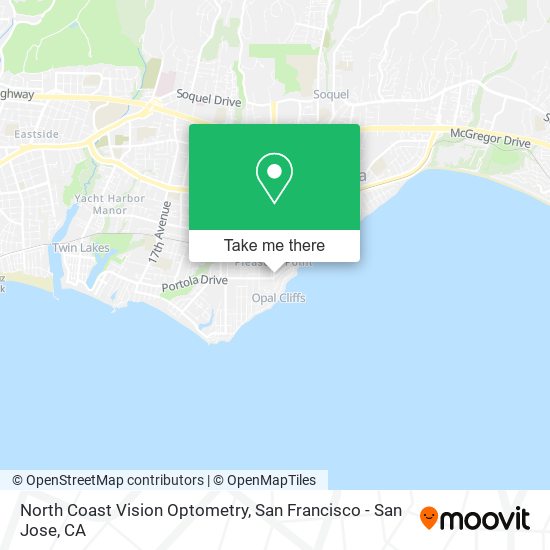 Mapa de North Coast Vision Optometry