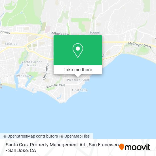 Mapa de Santa Cruz Property Management-Adr