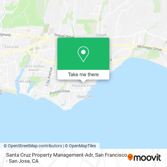 Mapa de Santa Cruz Property Management-Adr