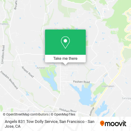 Mapa de Angels 831 Tow Dolly Service