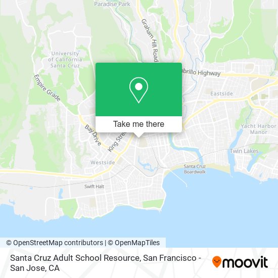 Santa Cruz Adult School Resource map