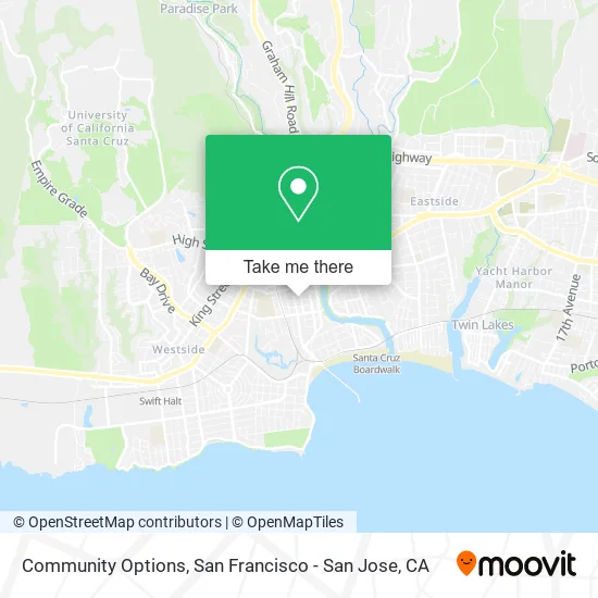 Community Options map
