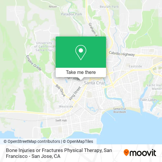 Bone Injuries or Fractures Physical Therapy map