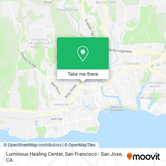 Luminous Healing Center map