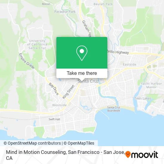 Mind in Motion Counseling map