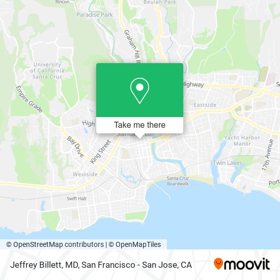 Jeffrey Billett, MD map