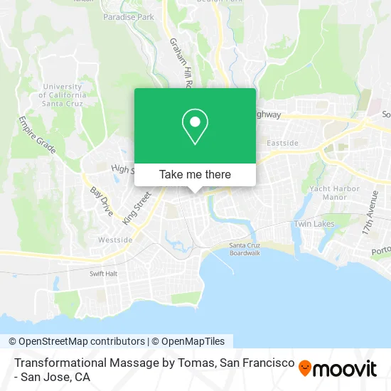 Transformational Massage by Tomas map