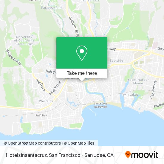 Hotelsinsantacruz map