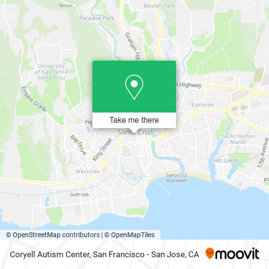 Mapa de Coryell Autism Center