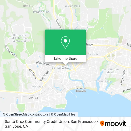 Santa Cruz Community Credit Union map