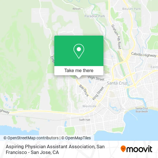 Aspiring Physician Assistant Association map