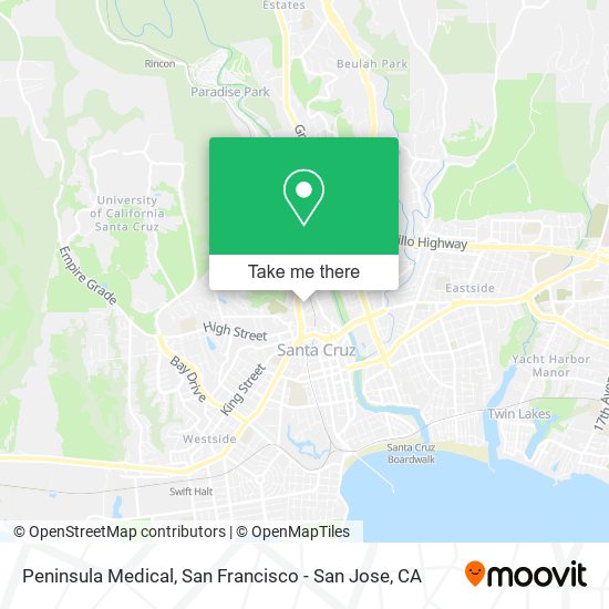 Peninsula Medical map