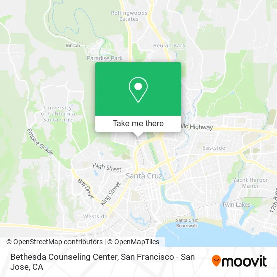 Bethesda Counseling Center map