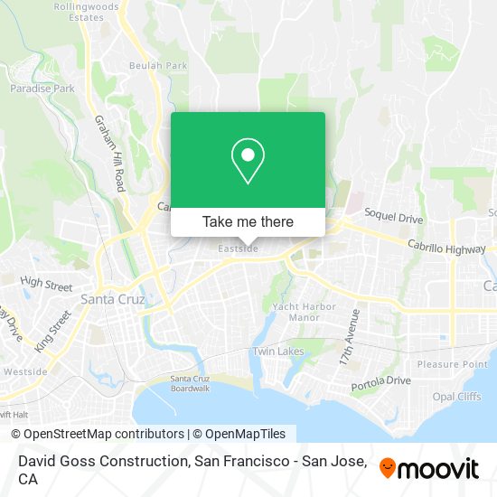 Mapa de David Goss Construction