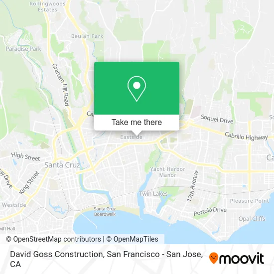 David Goss Construction map