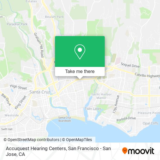 Mapa de Accuquest Hearing Centers