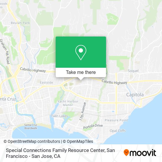 Special Connections Family Resource Center map