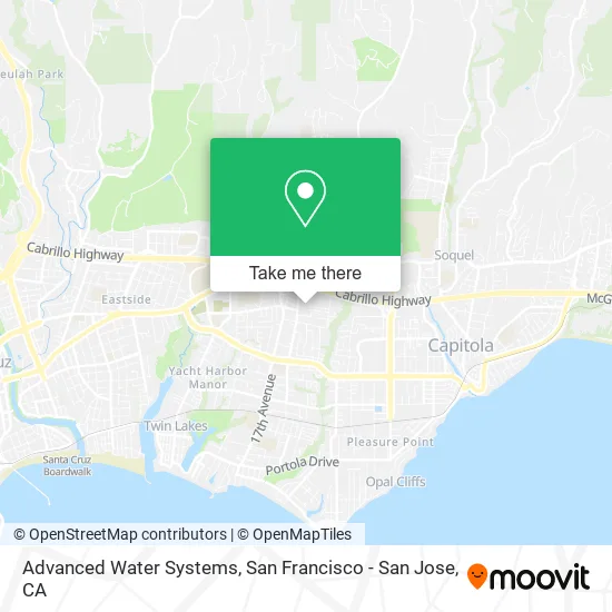Advanced Water Systems map