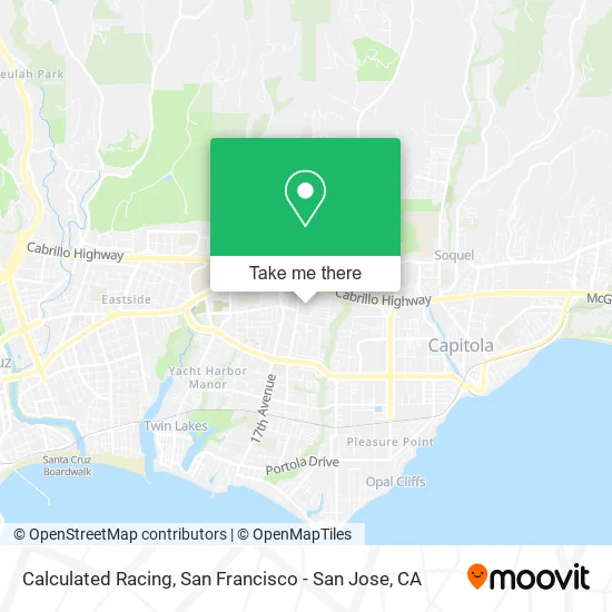 Calculated Racing map