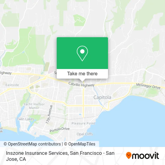Inszone Insurance Services map